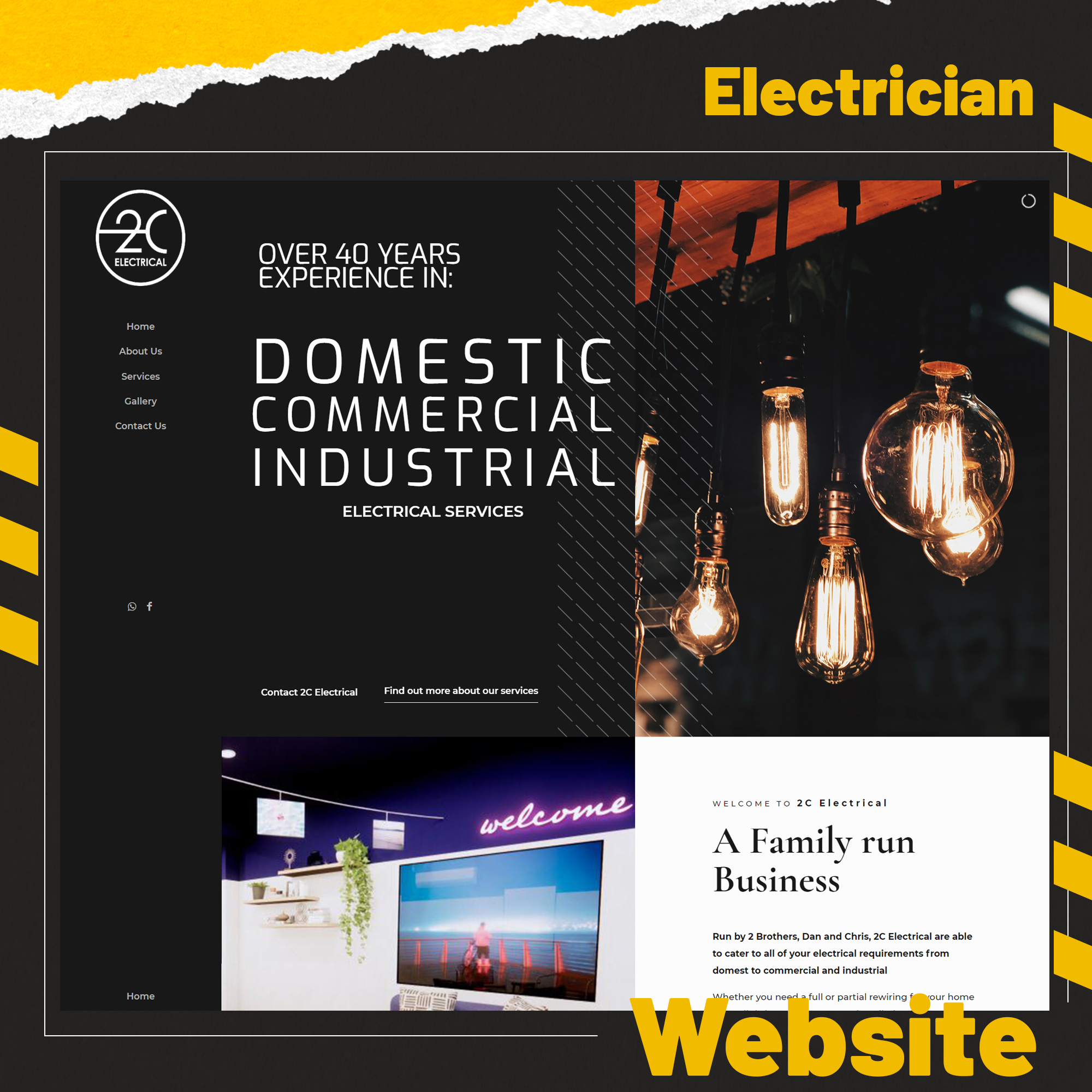 Electrician Web Design