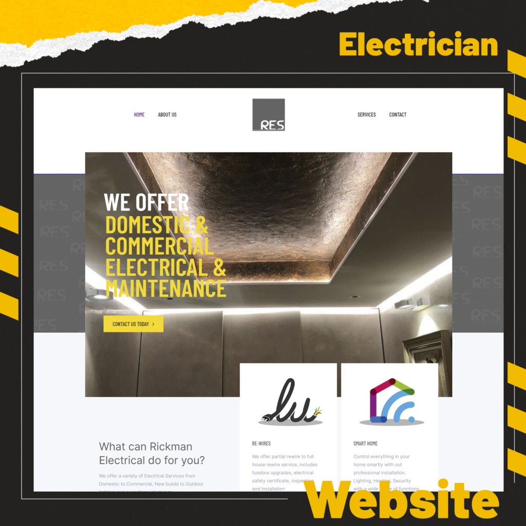 Electrician Website Template