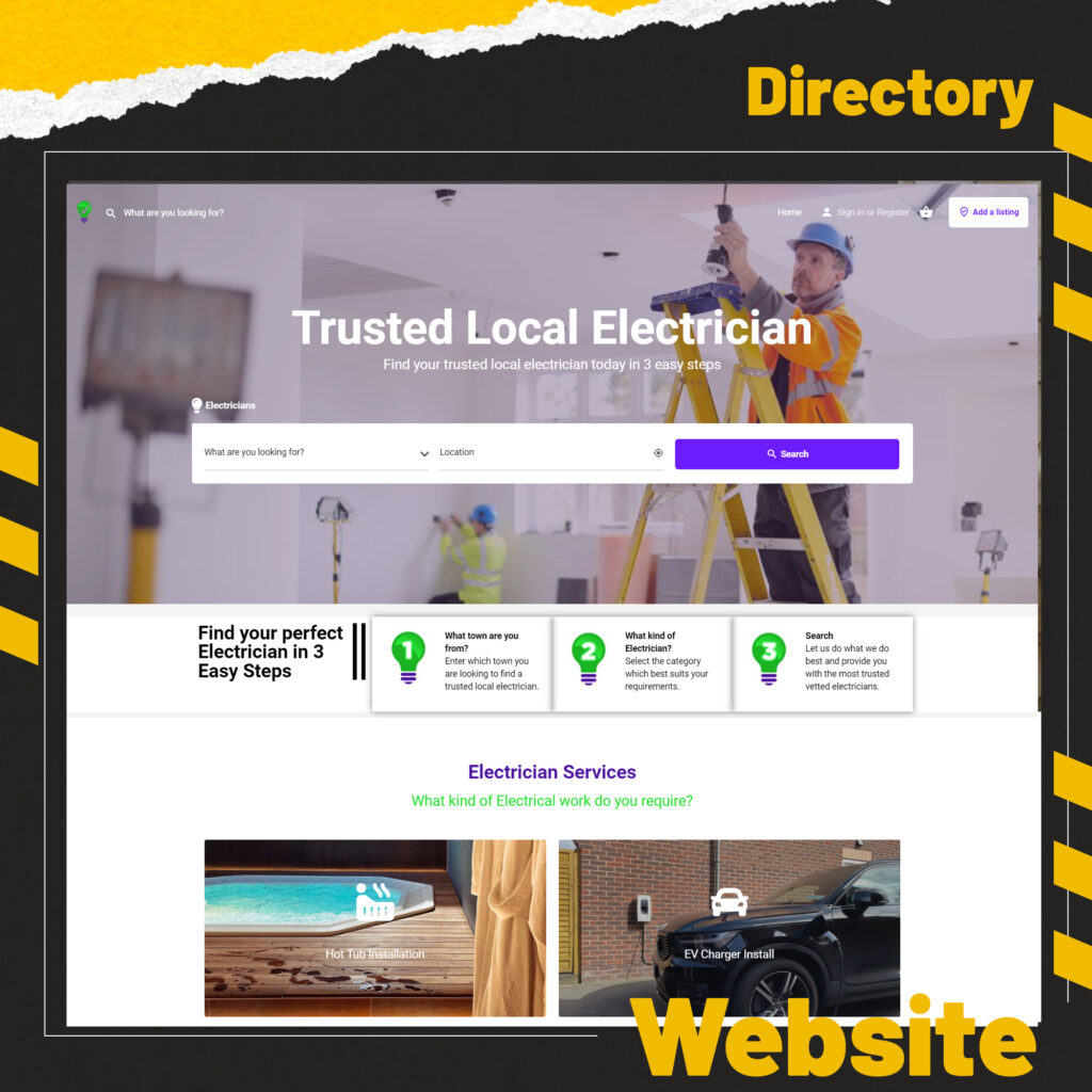 Electrician Web Template